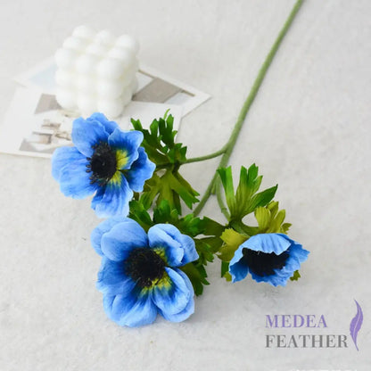 Artificial Anemone Flower - Blue