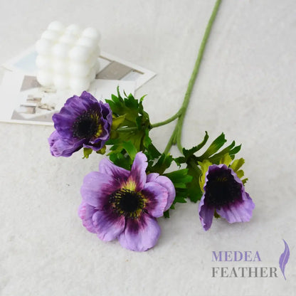 Artificial Anemone Flower - Light purple