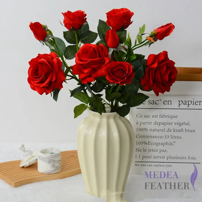 Artificial Flower Roses with Stems