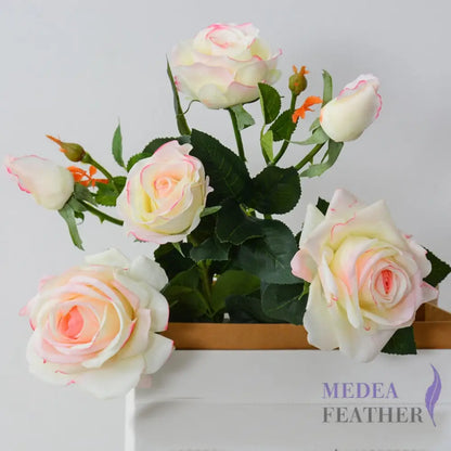 Artificial Flower Roses with Stems