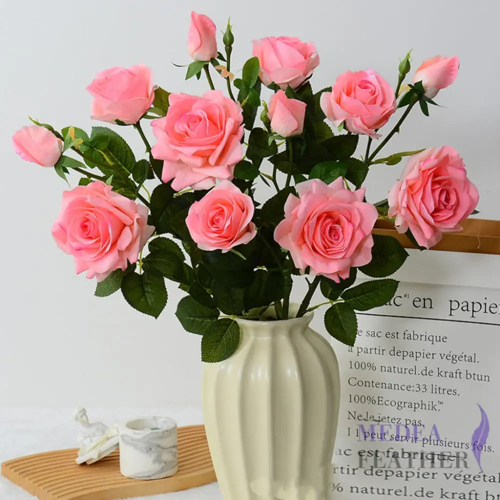 Artificial Flower Roses with Stems