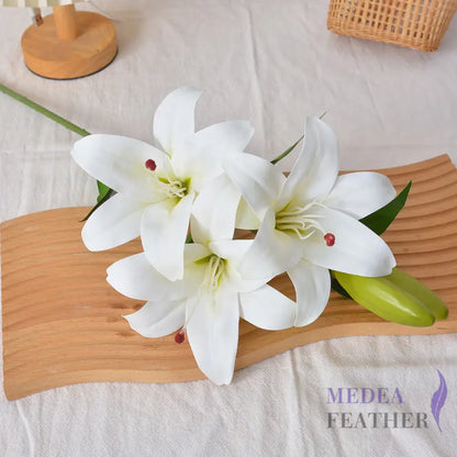 Artificial Lily - White