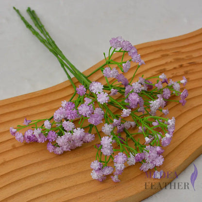 Baby’s Breath Artificial Flowers-Pack of 5 - Purple