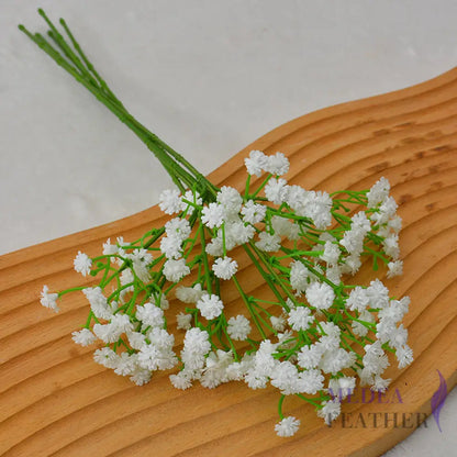 Baby’s Breath Artificial Flowers-Pack of 5 - White