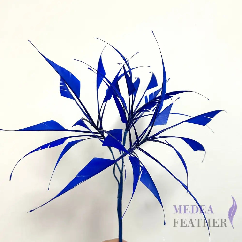 ’Bamboo Whisper’ Goose Feather Mount DS26082603 - #67 royal blue