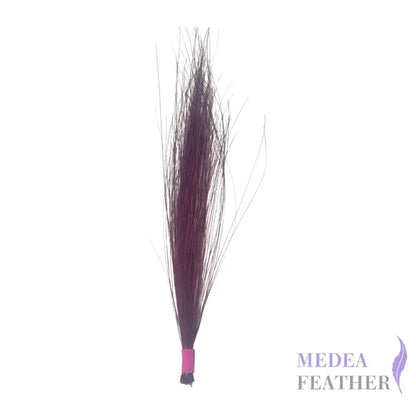 Burnt Peacock Hair Bundle - #62 amethyst