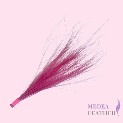 Burnt Peacock Hair Trim Fringe 10cm - #101 Fandango pink