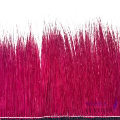Burnt Peacock Hair Trim Fringe 10cm - #20 Barbie pink