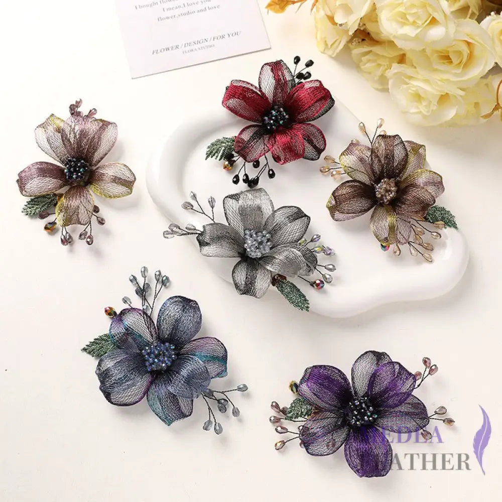 Copper Wire Bead Flower BF05