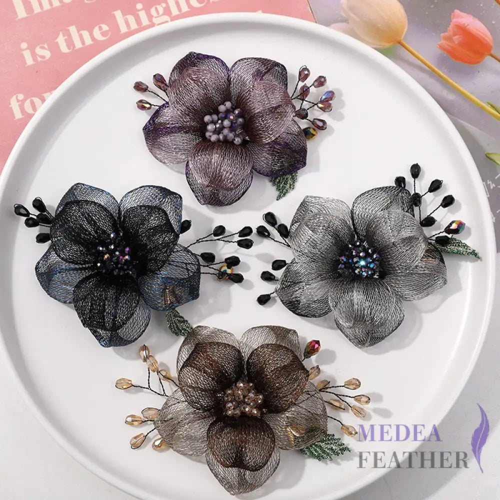 Copper Wire Bead Flower BF07