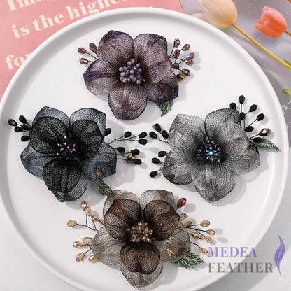 Copper Wire Bead Flower BF07