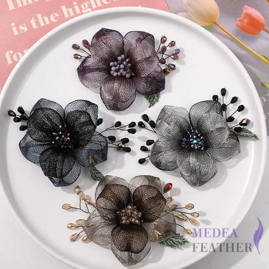 Copper Wire Bead Flower BF07