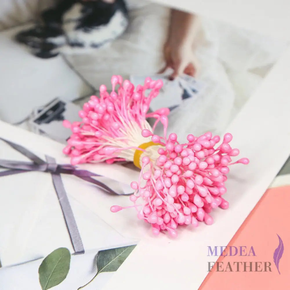 Cotton Flower Stamen with Plastic Head for Handcraft