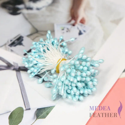 Cotton Flower Stamen with Plastic Head for Handcraft