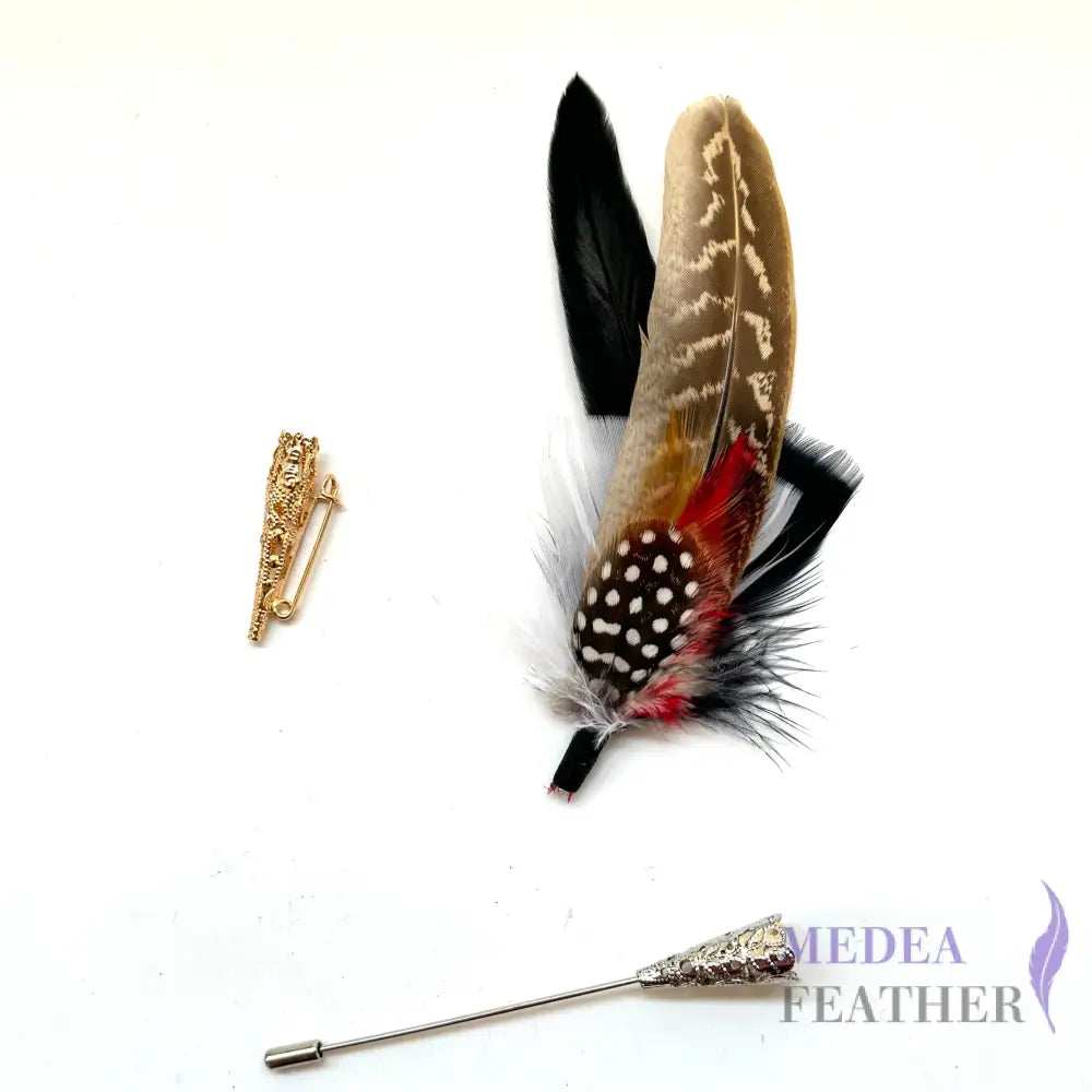 Country Style Feather Hat Mount DS251204