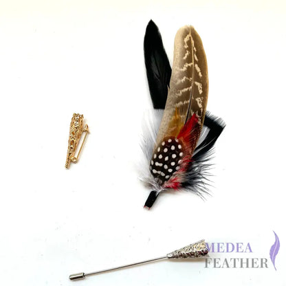 Country Style Feather Hat Mount DS251204