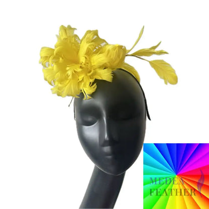 Curled Flower Leaves Feather Mount DS20250902 Custom - One set for one colour