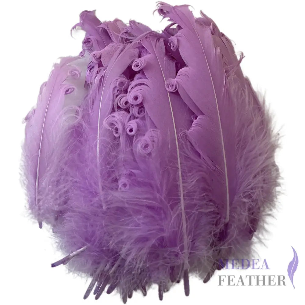 15 CM Curled Goose Feather 50 PCS SFGOOSE03 - #53 lavendula