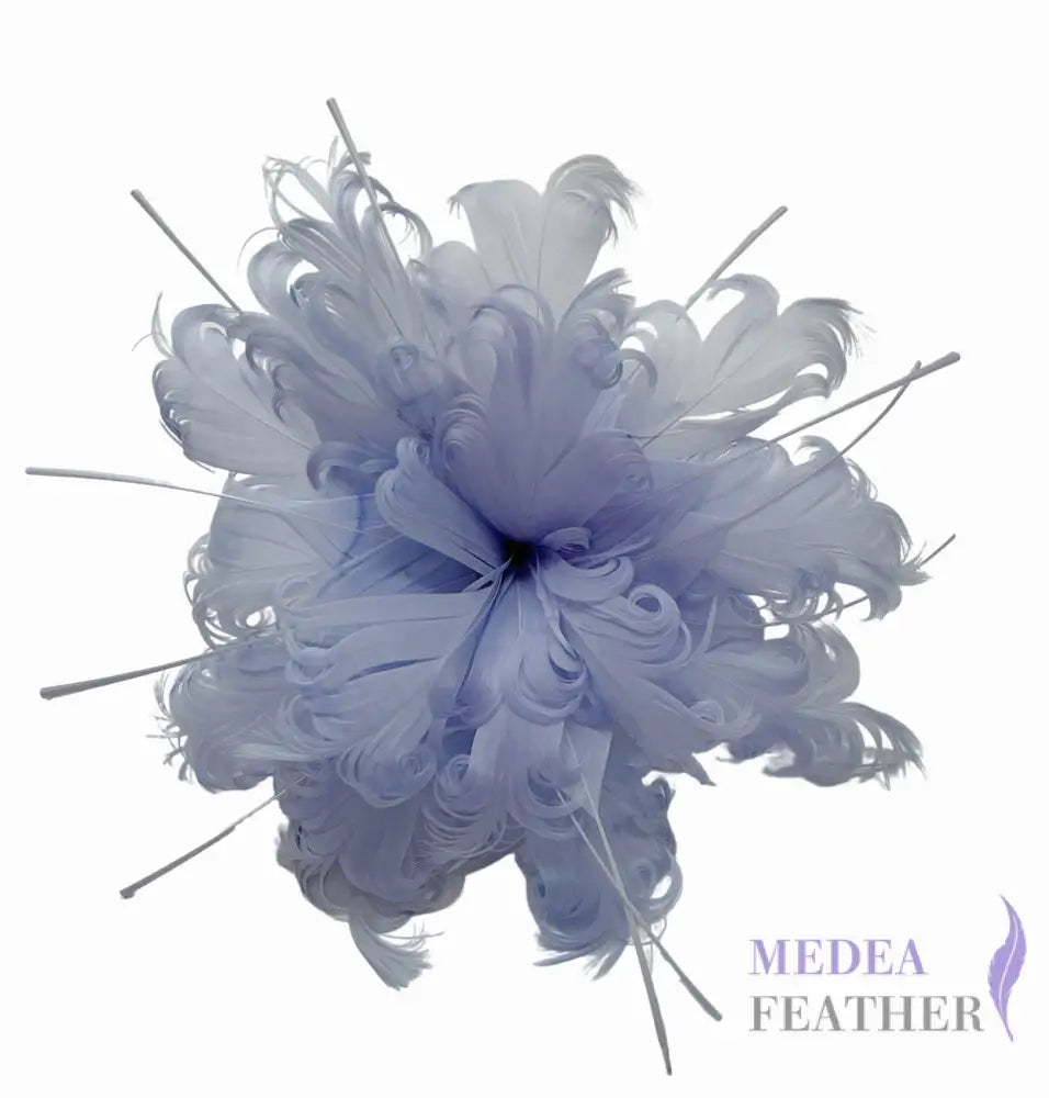 Curly Goose Feather Flower FM416 - #81 baby purple