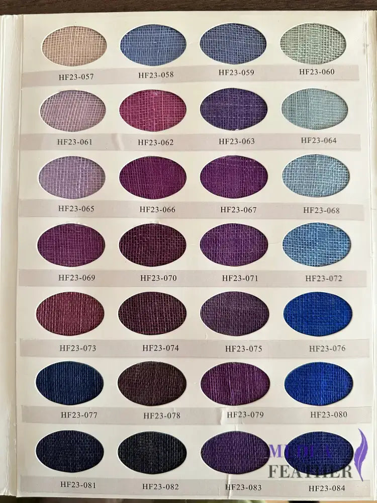 【Open for Wholesale Only】90 cm Wide Stiffed Sinamay Fabric -20 meters Custom