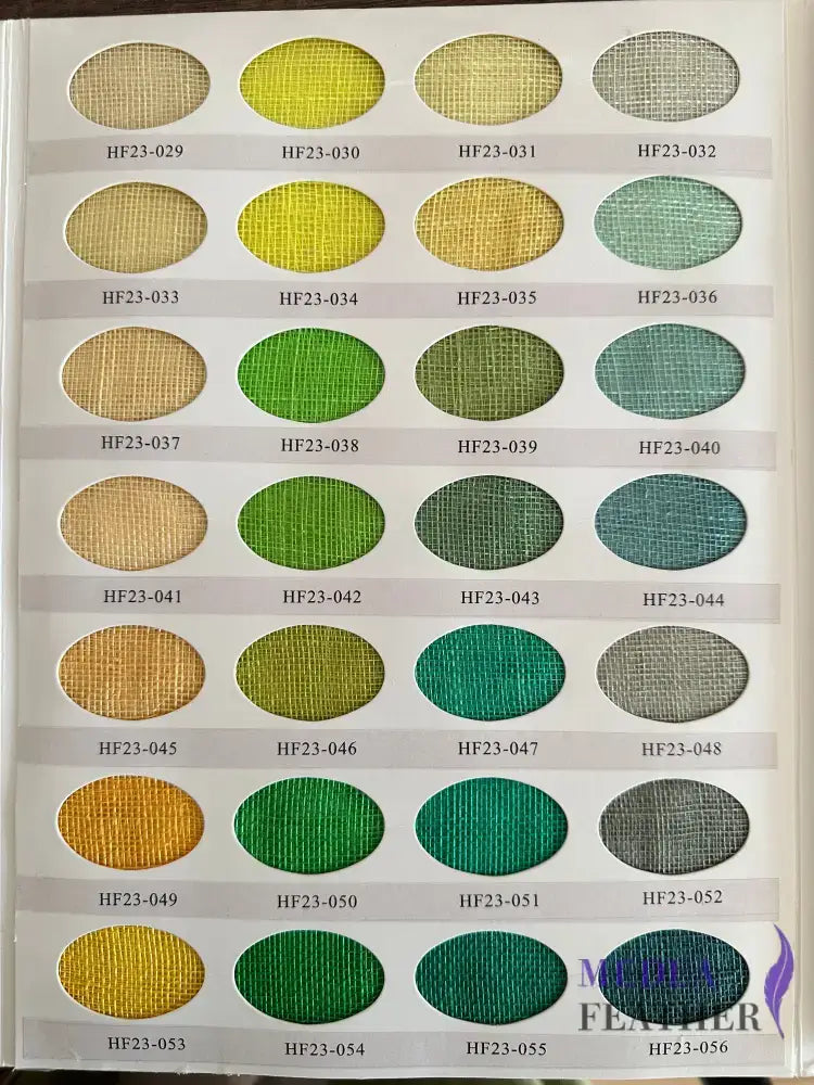 【Open for Wholesale Only】90 cm Wide Stiffed Sinamay Fabric -20 meters Custom