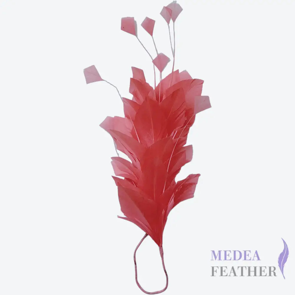 Diamond Coque & Goose Feather Flower Mount FM082