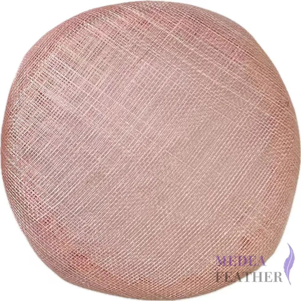15cm Sinamay Button Fascinator Base Blush（085) ready-to-ship