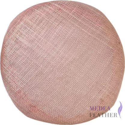15cm Sinamay Button Fascinator Base Blush（085) ready-to-ship