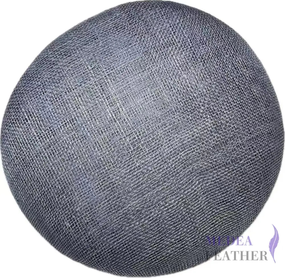 15cm Sinamay Button Fascinator Base Denim Blue ready-to-ship