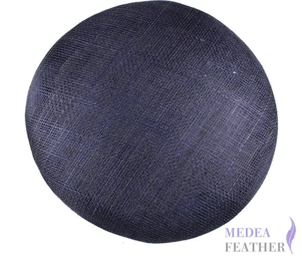 15cm Sinamay Button Fascinator Base Navy / 1 Piece ready-to-ship