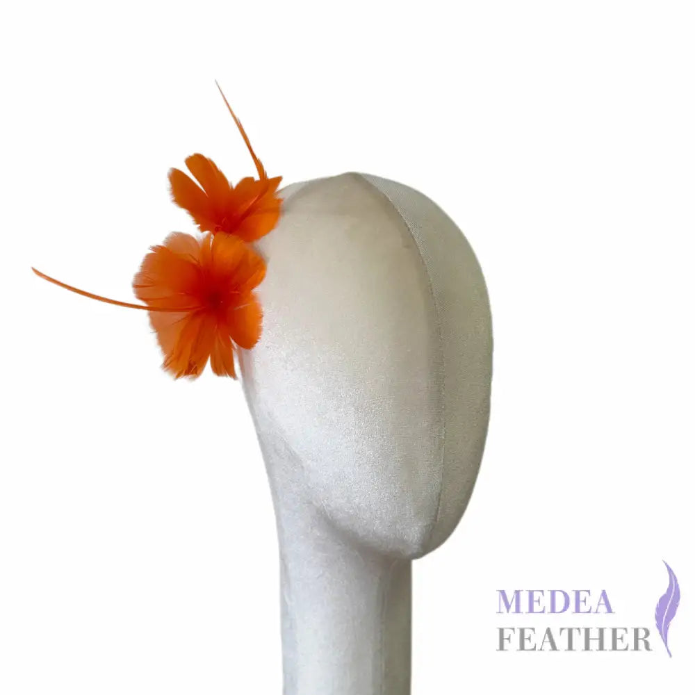 Double Goose Feather Mount DS260523 - #24 carrot