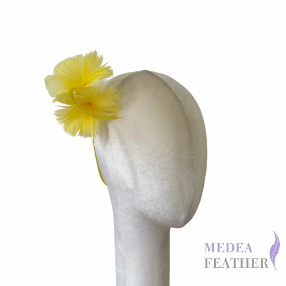 Double Goose Feather Mount DS260523 - #58 yellow