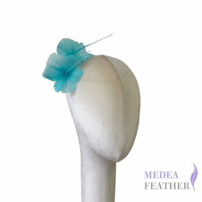 Double Goose Feather Mount DS260523 - #75 light turq.