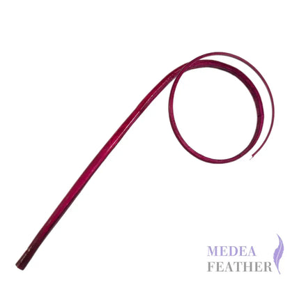 Double Loop Curved Ostrich Feather Quill - #60 dark purple