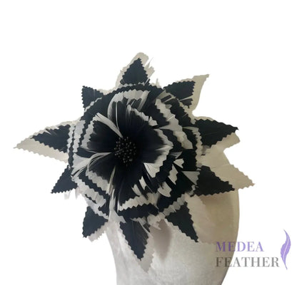 Double Zigzag Layers Goose Feather Flower DS260812 - Custom - Please add text below