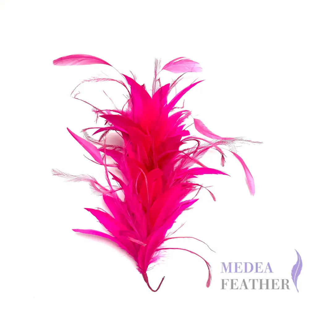 Emu and Coque Feather Mount Hot pink