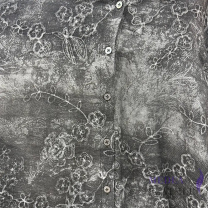 Exclusive Design Gray Flower Embroidered Fabric for Dress DIY craft