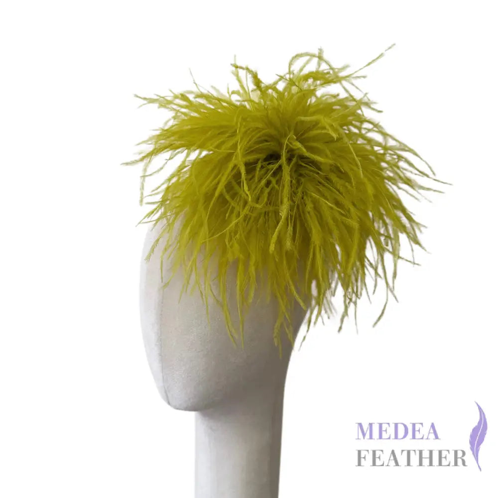 Extra Large 25cm Ostrich Feather Ball Feather Brooch DS261009