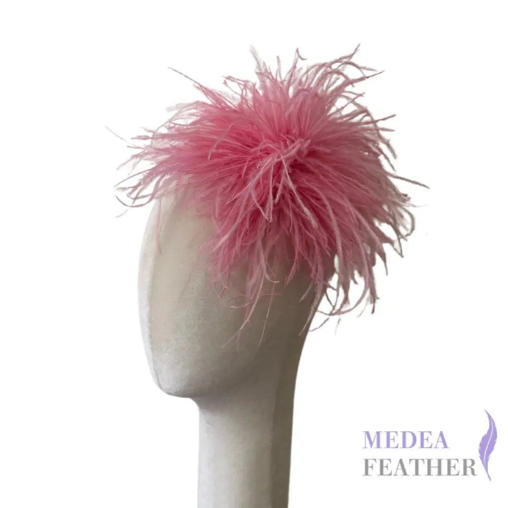 Extra Large 25cm Ostrich Feather Ball Feather Brooch DS261009
