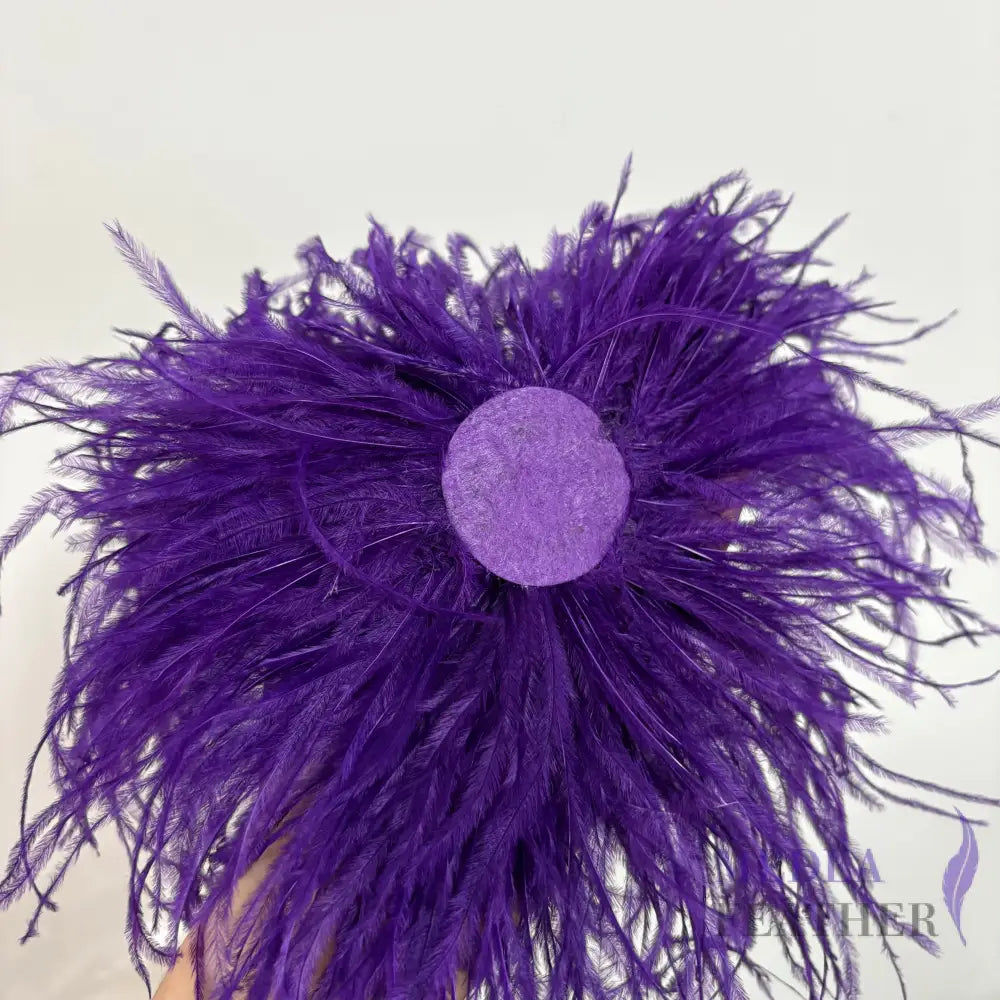 Extra Large 25cm Ostrich Feather Ball Feather Brooch DS261009