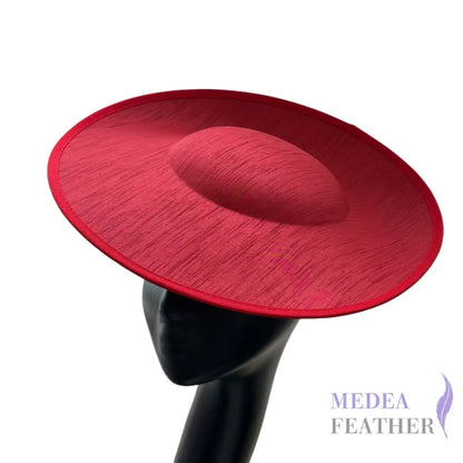 Tilted Oversized Brim Hat | Avant-Garde Statement Headpiece