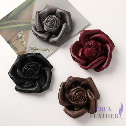 Fabric Satin Camellia Flower