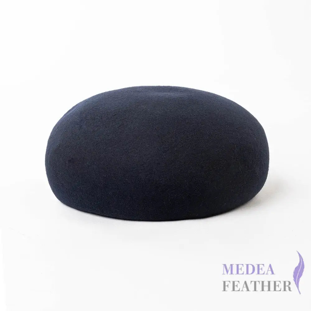Felt Button Hat Base S:54-56cm / Navy