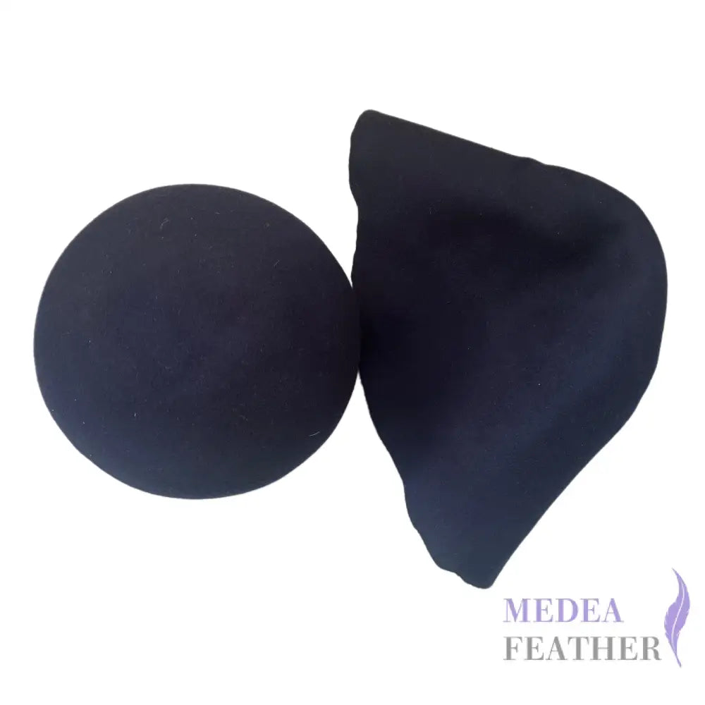 Felt Wool Cone Hood Navy