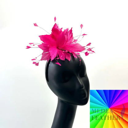 ’Flying Flowers and Butterflies ’/Handmade Feather Flower Mount Custom - Please add text below