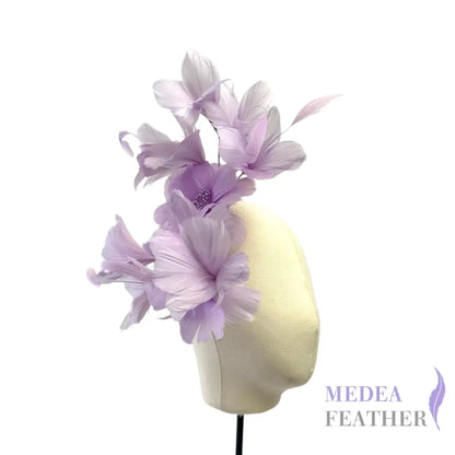 FM046 Surrounded Feather Flowers Set #53 lavendula