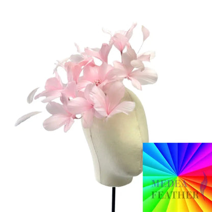 FM046 Surrounded Feather Flowers Set Custom - Please add text below