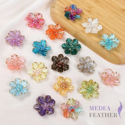 Gold Edge Bead Flower BF12