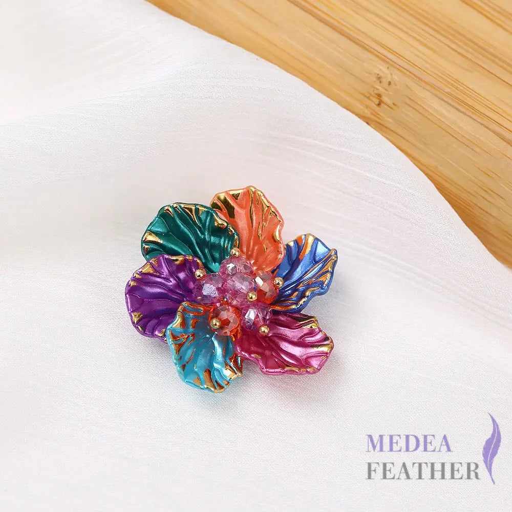 Gold Edge Bead Flower BF12