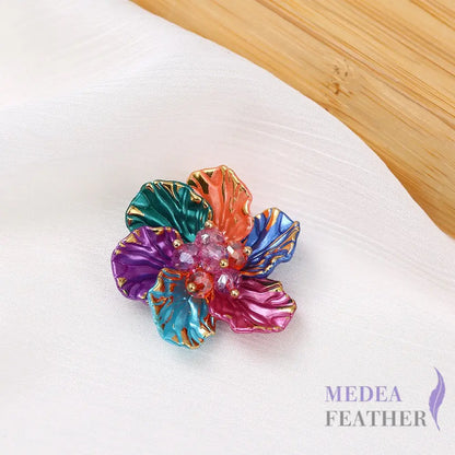 Gold Edge Bead Flower BF12